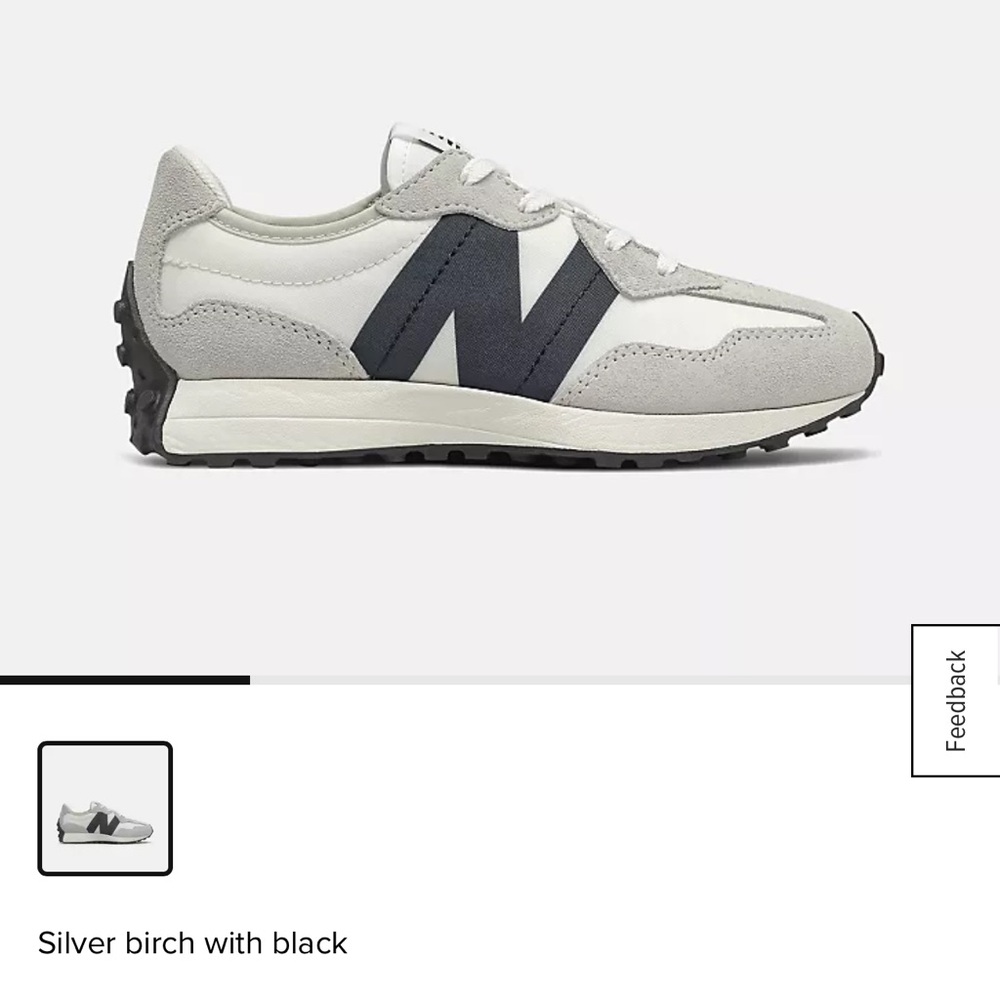 New Balance Silver Birch Sneakers Big kids size 5.5 women 6.5 (23.5cm)